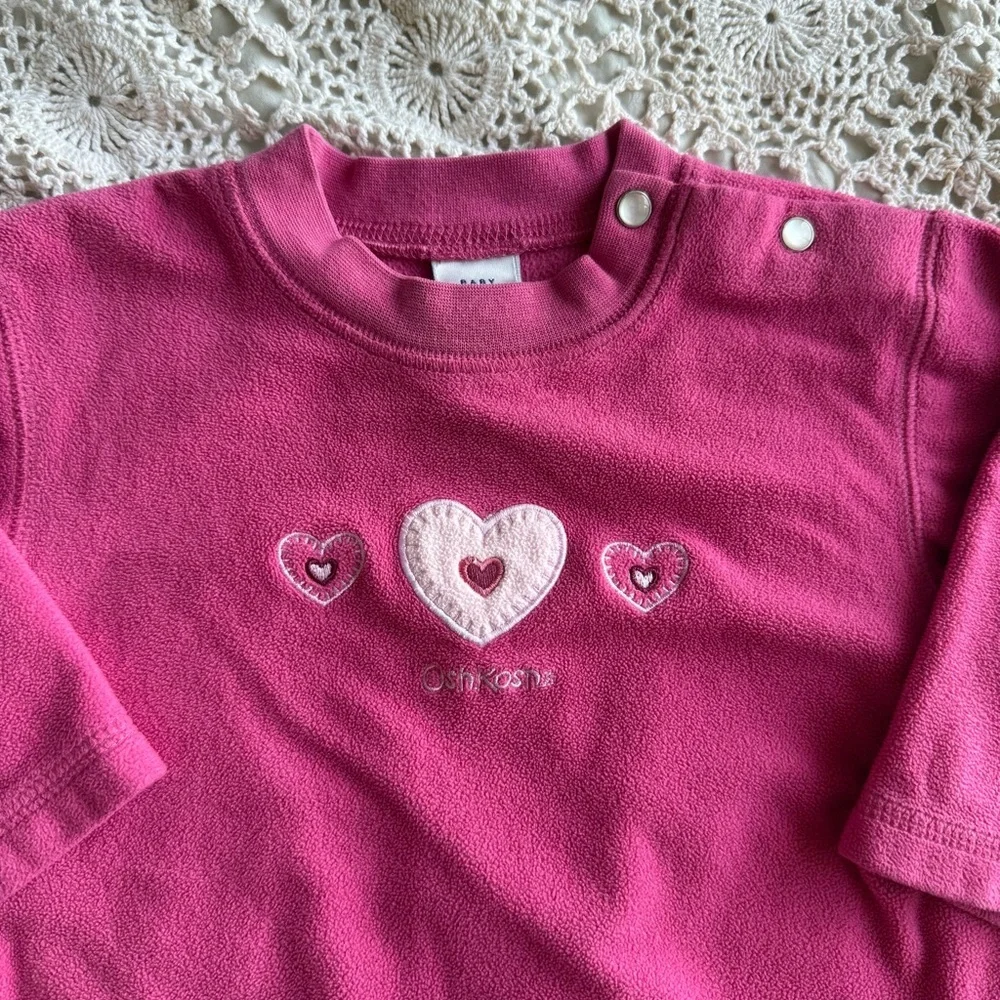 Y2K Oshkosh Heart Jumper